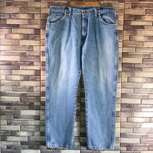 Used Men's  Wrangler Blue Work Jeans 38x30